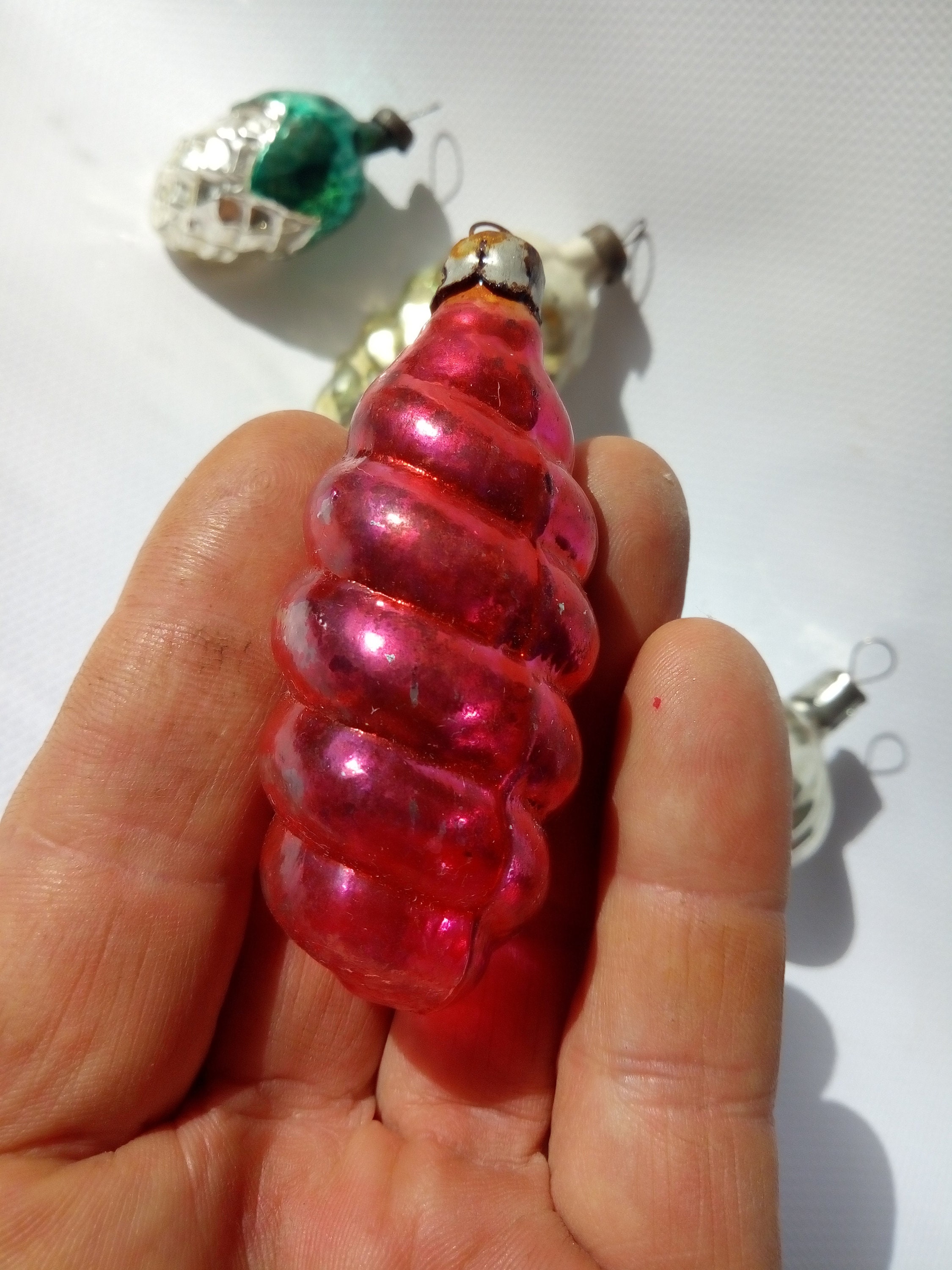 Vintage Christmas Ornaments Christmas Glass Ornaments Rare - Etsy UK