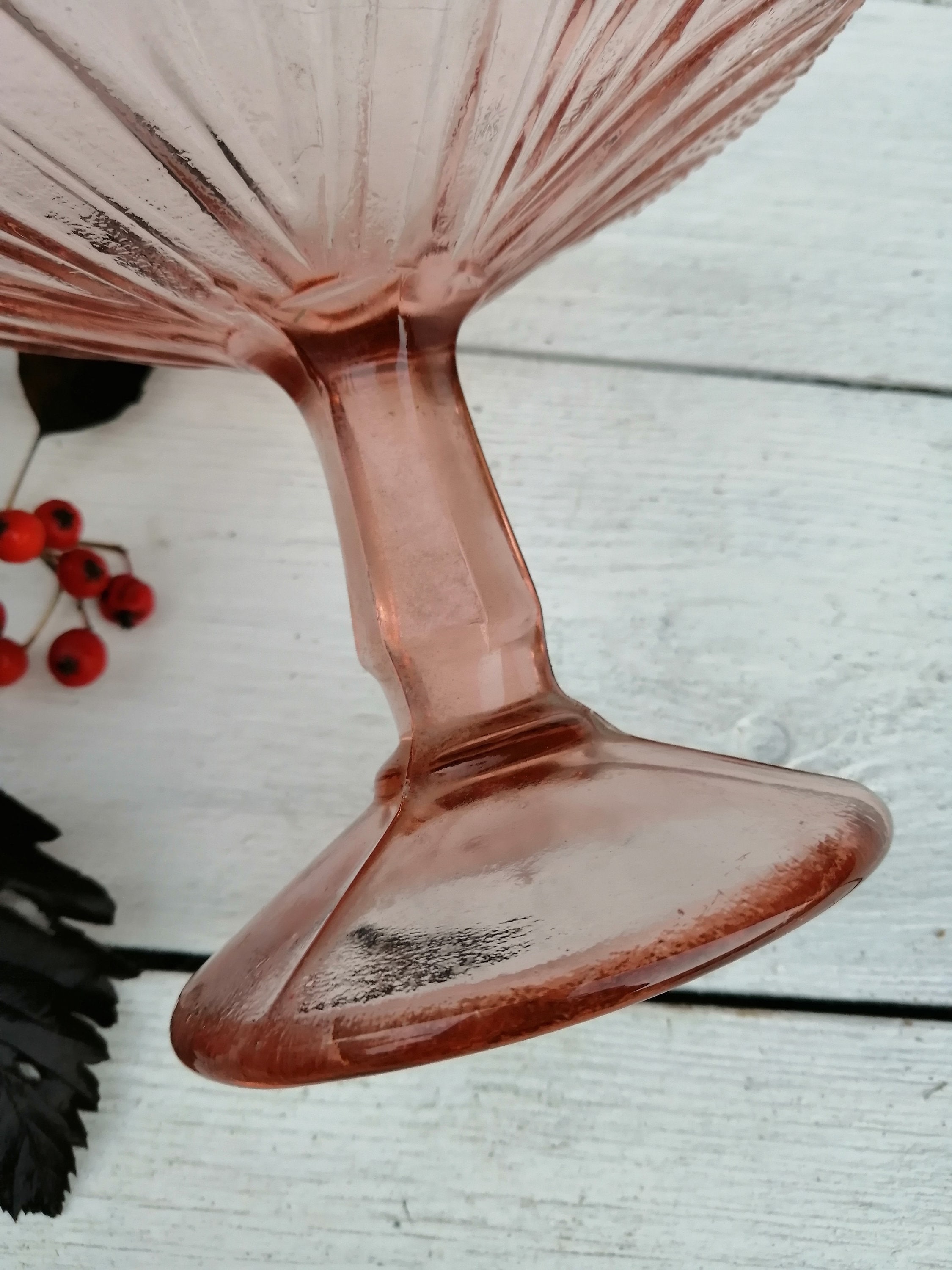 Glass Vase Vintage Candy Vase Wedding Tableware Glass Etsy