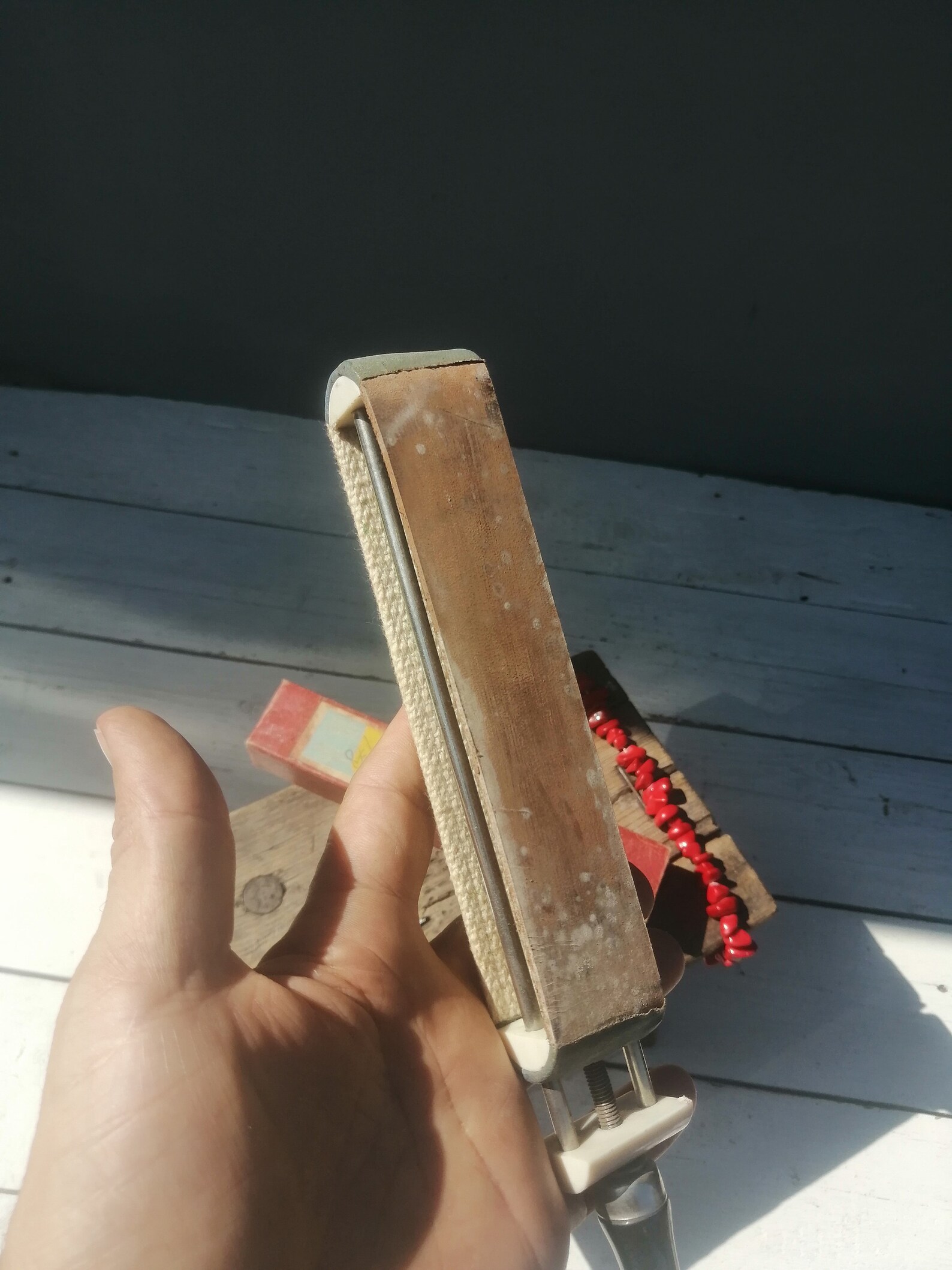 Vintage Straight Razor Sharpening Strap, Vintage Razor Strap, Vintage ...