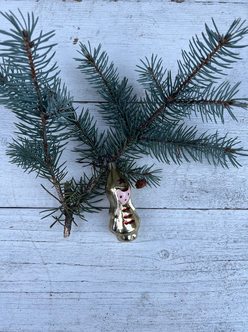 Vintage Christmas Ornaments, Christmas Glass Ornaments, Rare Retro