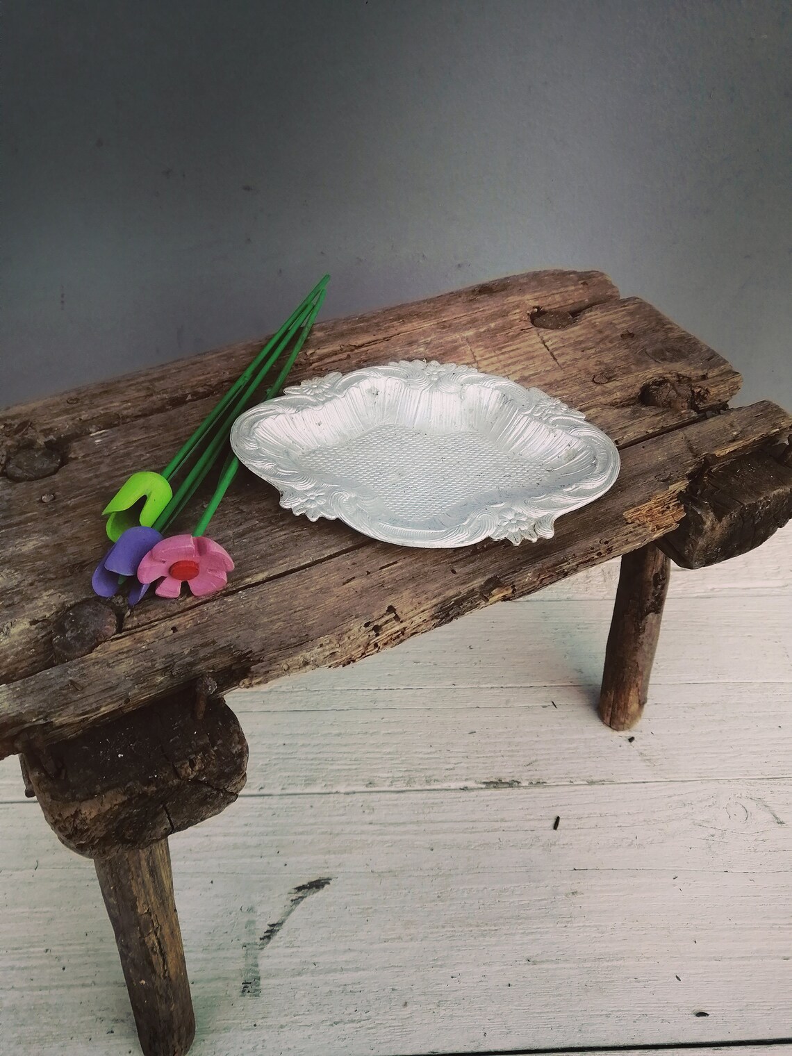 Vintage Ashtray Unique Ashtray Metal Ashtray Vintage Table Etsy