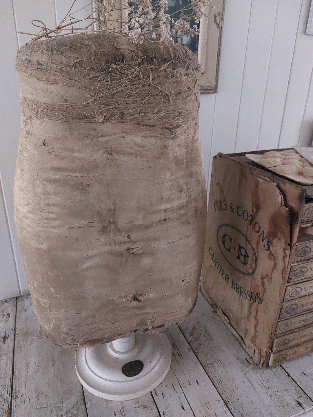 Pretty Antique Mannequin Buste Dress Form 1900s 1900 With Pink Corset ...