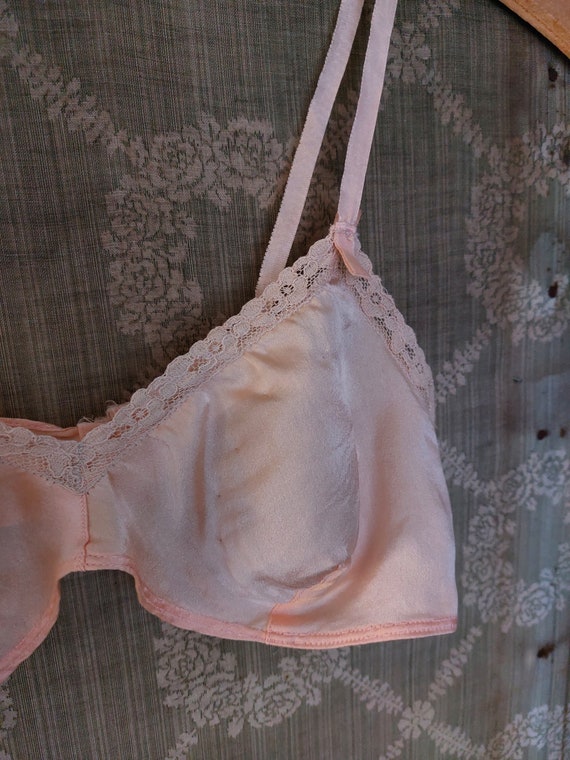 RARE antique bra with bra pads lingerie  brassier… - image 7