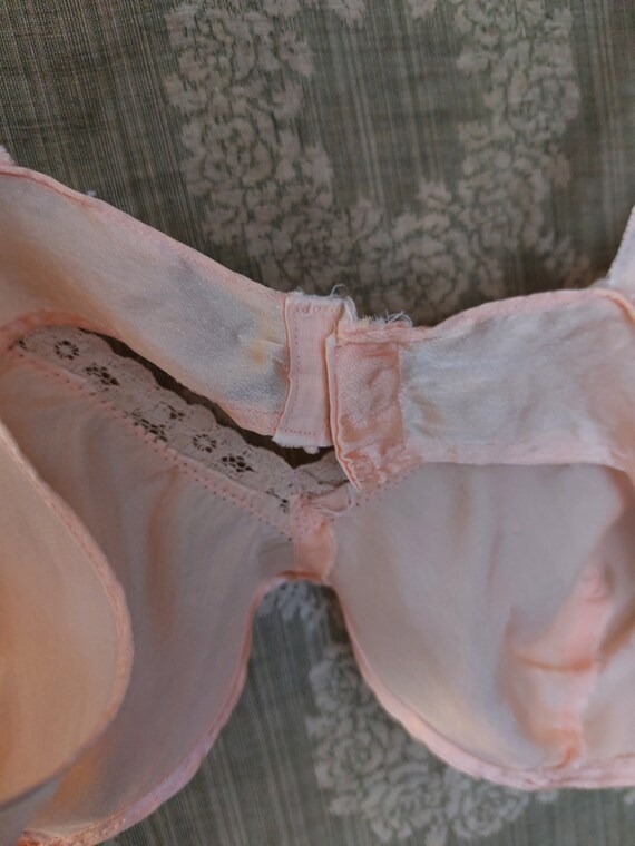 RARE antique bra with bra pads lingerie  brassier… - image 5