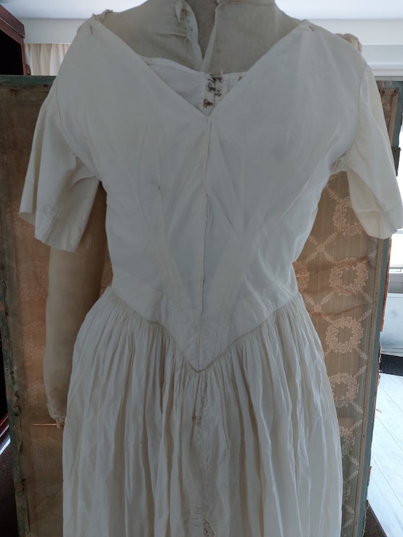 antique victorian regency dress 1830 1830's 1800 … - image 1