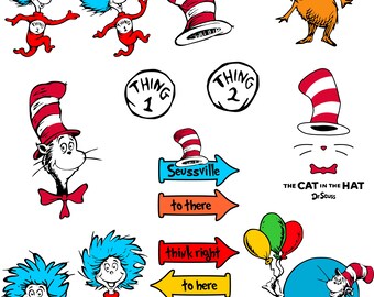 Dr Seuss.Svg.Dfx.Eps.Pdf.Png.