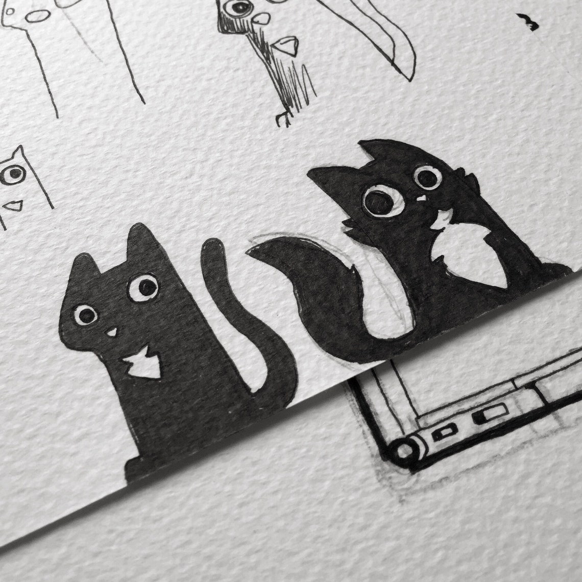 40th Cat Birthday Card Red Birthday Card for 40th 40th | Etsy