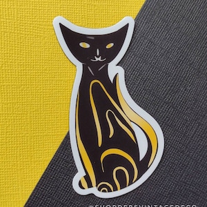 Retro MCM Cat Magnet | Scooped-head Cat | Mid century modern | Mid-Century modern Magnet | Retro Magnet