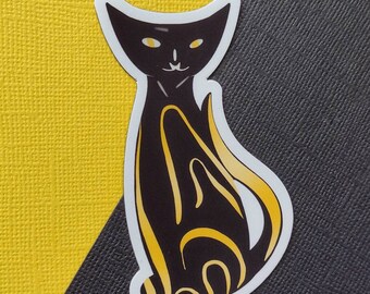 Retro MCM Cat Magnet | Scooped-head Cat | Mid century modern | Mid-Century modern Magnet | Retro Magnet