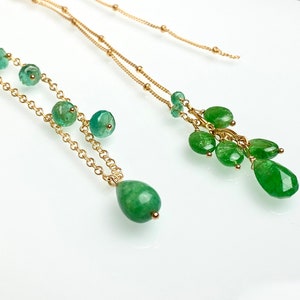 Emerald necklace, May Birthstone necklace, May birthstone jewelry, emerald choker, Emerald Jewelry,Mothers Day gift,birthday Gift, Unique