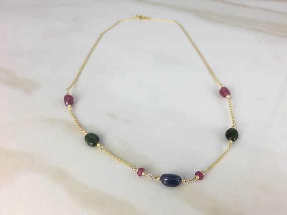 ruby emerald chains