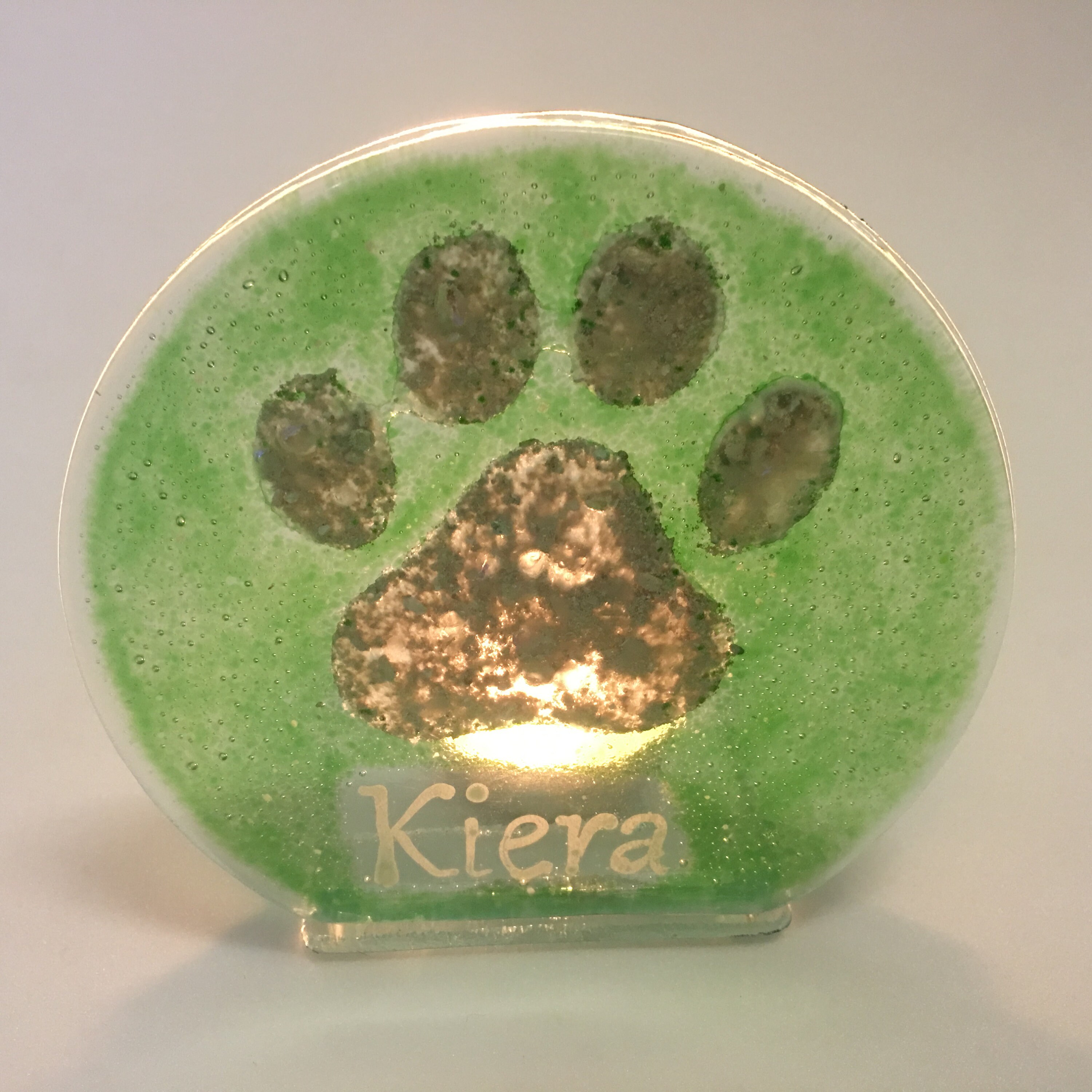 Pet memorials hand made from glass with your beloved pets Etsy