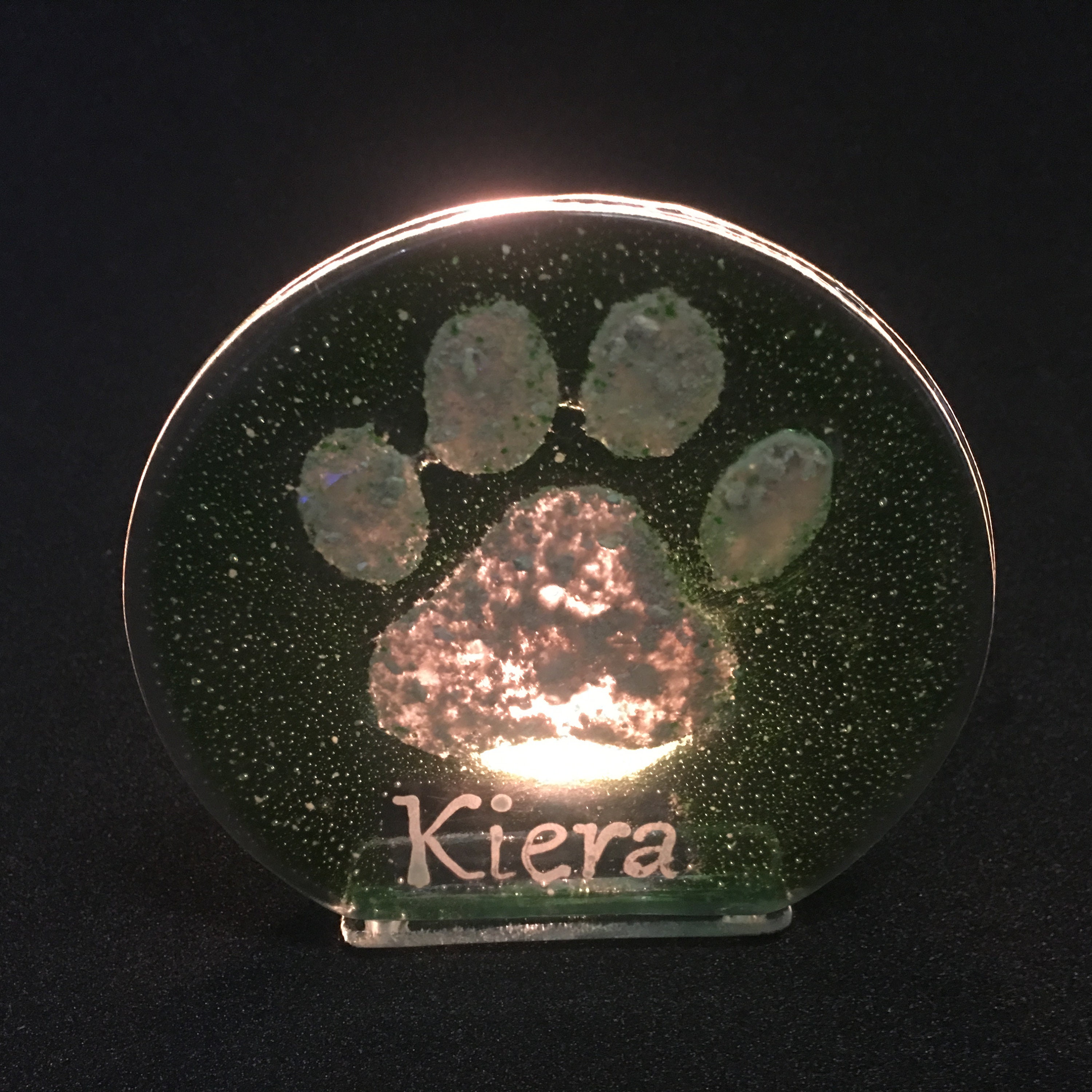 Pet memorials hand made from glass with your beloved pets Etsy