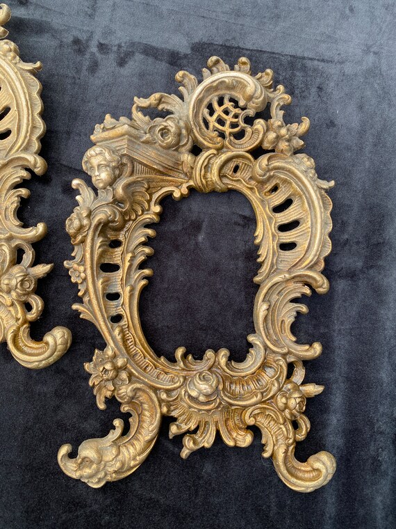 銅鏡 ブロンズ製彫刻デザイン アンティーク