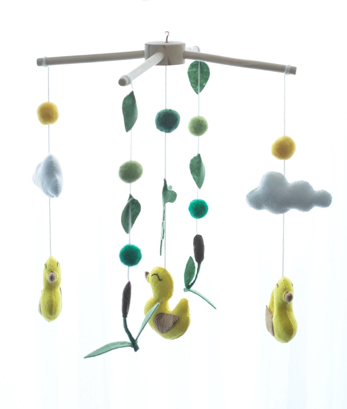 Duck mobile Ceiling mobile Baby shower gift Baby mobile Etsy