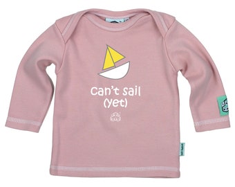 Can't Sail Yet Shirt - Newborn Baby Shirt - Baby Shower Gift - Hipster Baby Shirt - Trendy Baby Clothes - Sailing Baby