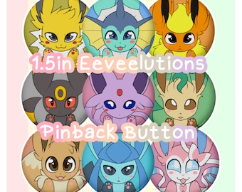 Eeveelutions Buttons