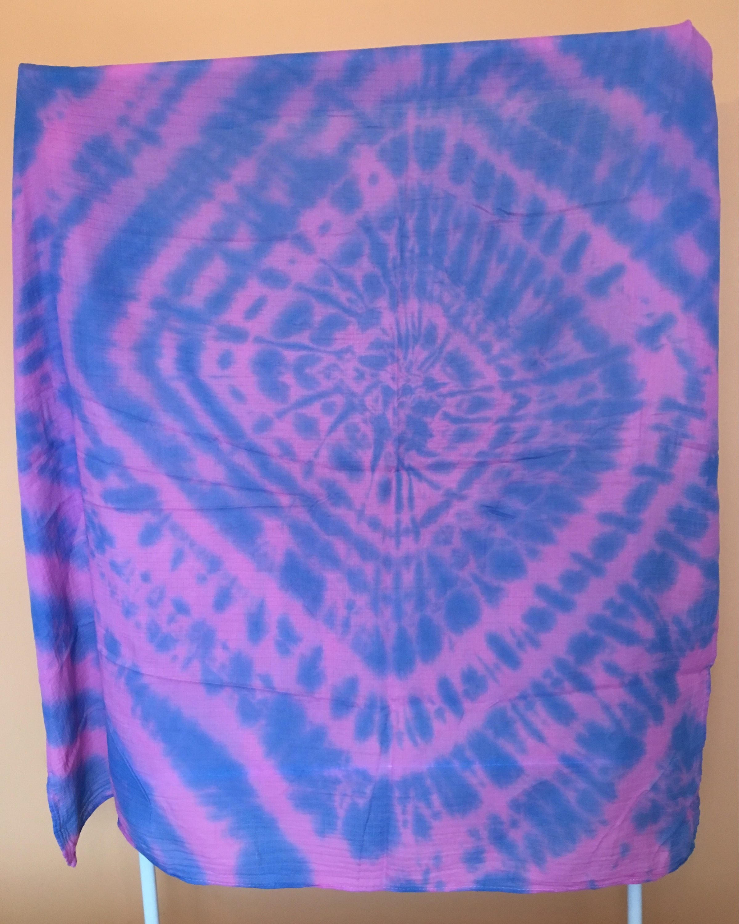 tie dye muslin blanket