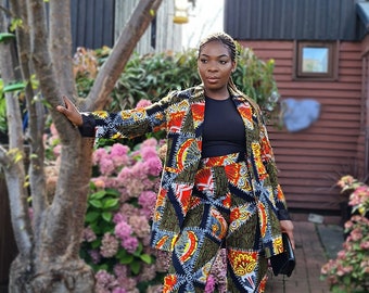 Tami African print blazer