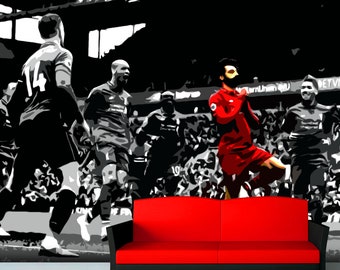 Liverpool f.c / Wallpaper / Pasted wallpaper / Wall mural / Mural / Feature wall / Art / Design / Prints / Wall art / Cool / Gift