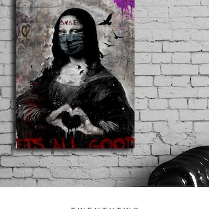 Insta Lie by Courts / Instant Download / Digital print / Mona Lisa / Art / Design / Wall art / Courts / Gift / prints /