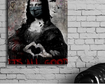 Insta Lie by Courts / Instant Download / Digital print / Mona Lisa / Art / Design / Wall art / Courts / Gift / prints /