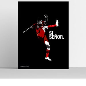 LFC / Digital print / Firmino / Art / retro / Design / Wall art /  Si Señor / Gift / prints / poster