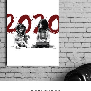 2020 Print by Sam Courts / Instant Download / Digital print / Word Art / Art / Design / Wall art / Gift / prints /