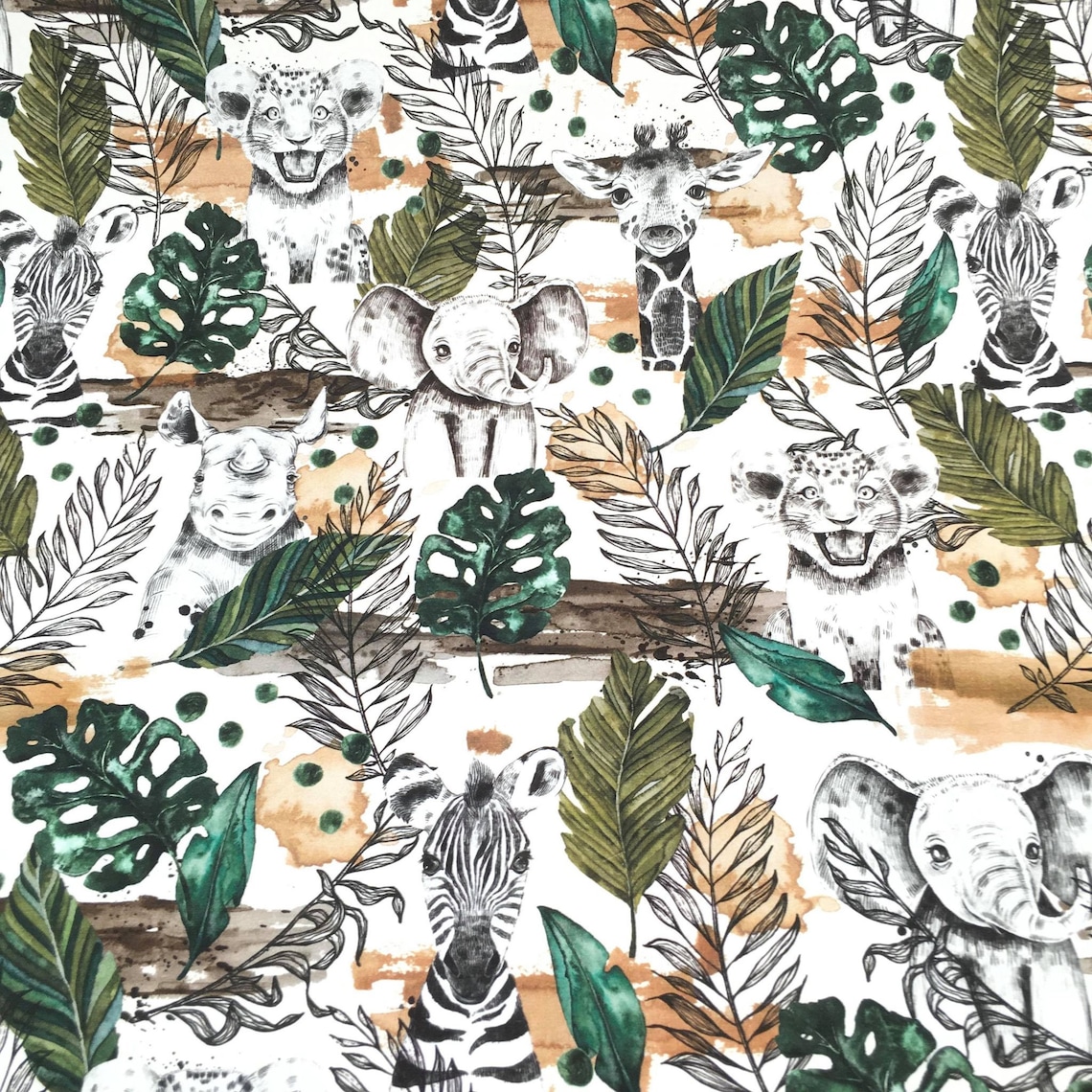safari animal print fabric