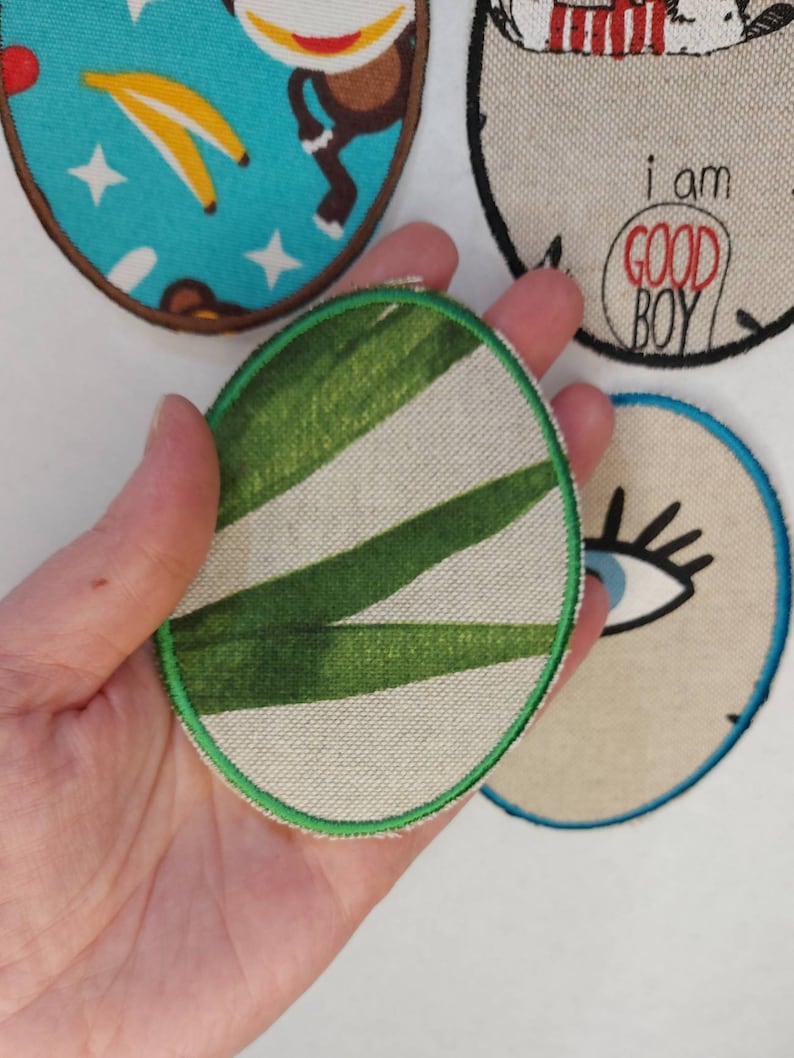 Kids knee iron on patches set 4 patches Etsy