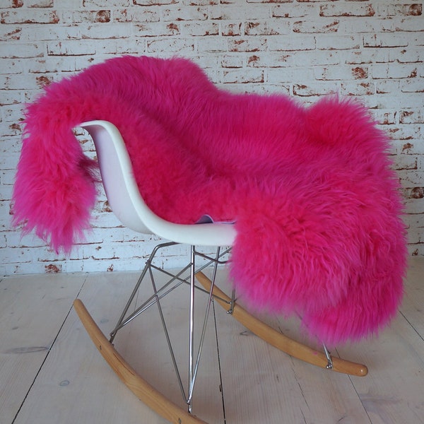 Hot Pink Throw Rug Etsy