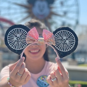 Light Up World of Color Ears, Mickey&#39;s Fun Wheel Ears, California Adventure Headband, Pixar Pier Mickey Ears, Ferris Wheel Minnie Ears