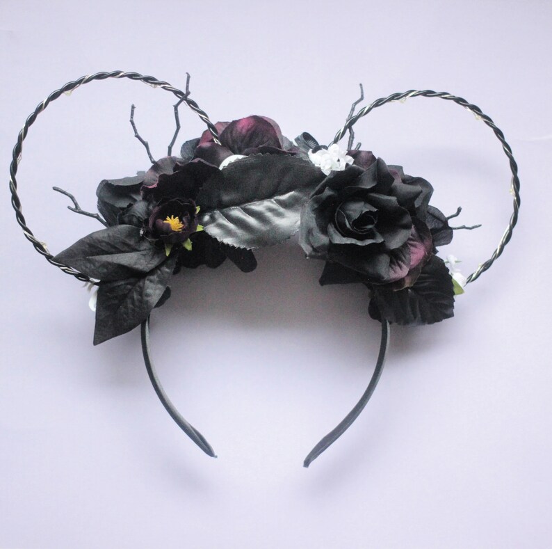 Jack Skellington Floral Ears: Light-up Nightmare Before Christmas ...