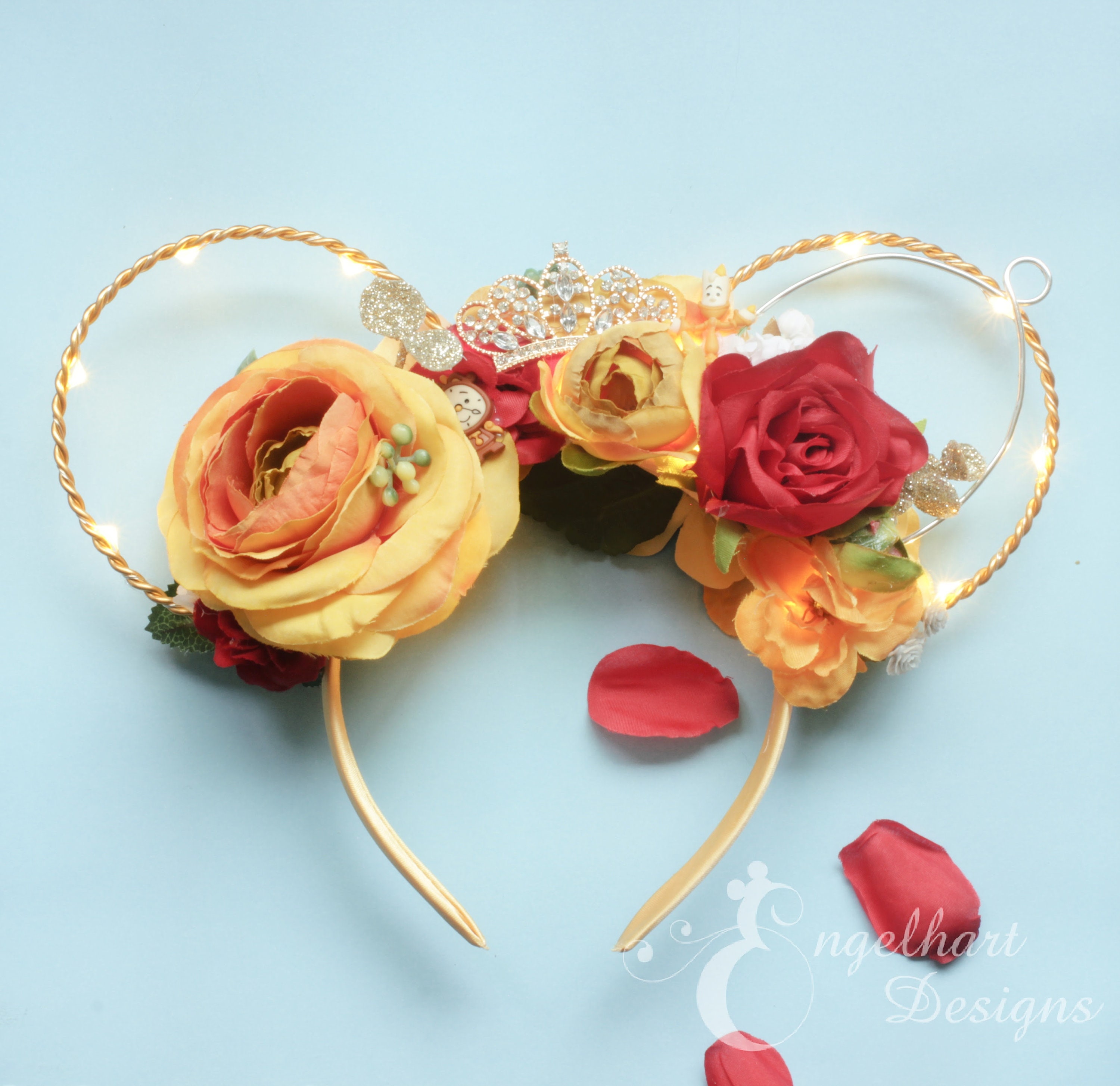 Red Rose Minnie Ears - Etsy display picture 2