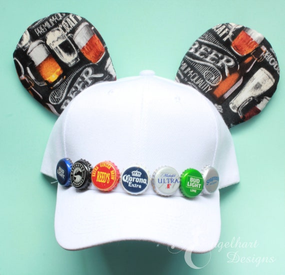 Orecchie di Topolino da birra per uomo, orecchie Disney per uomo