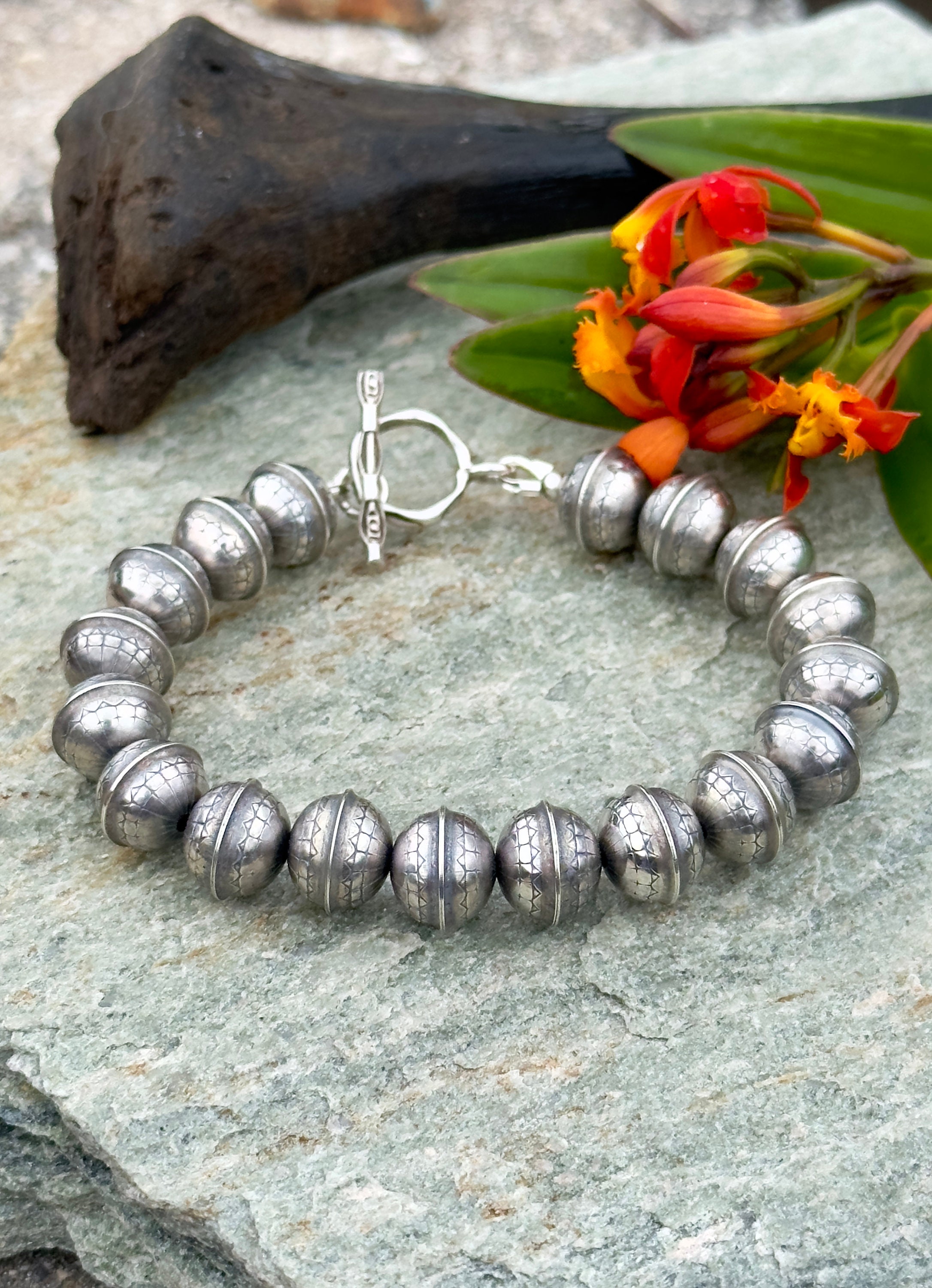 Silver Bangle Navajo - Etsy