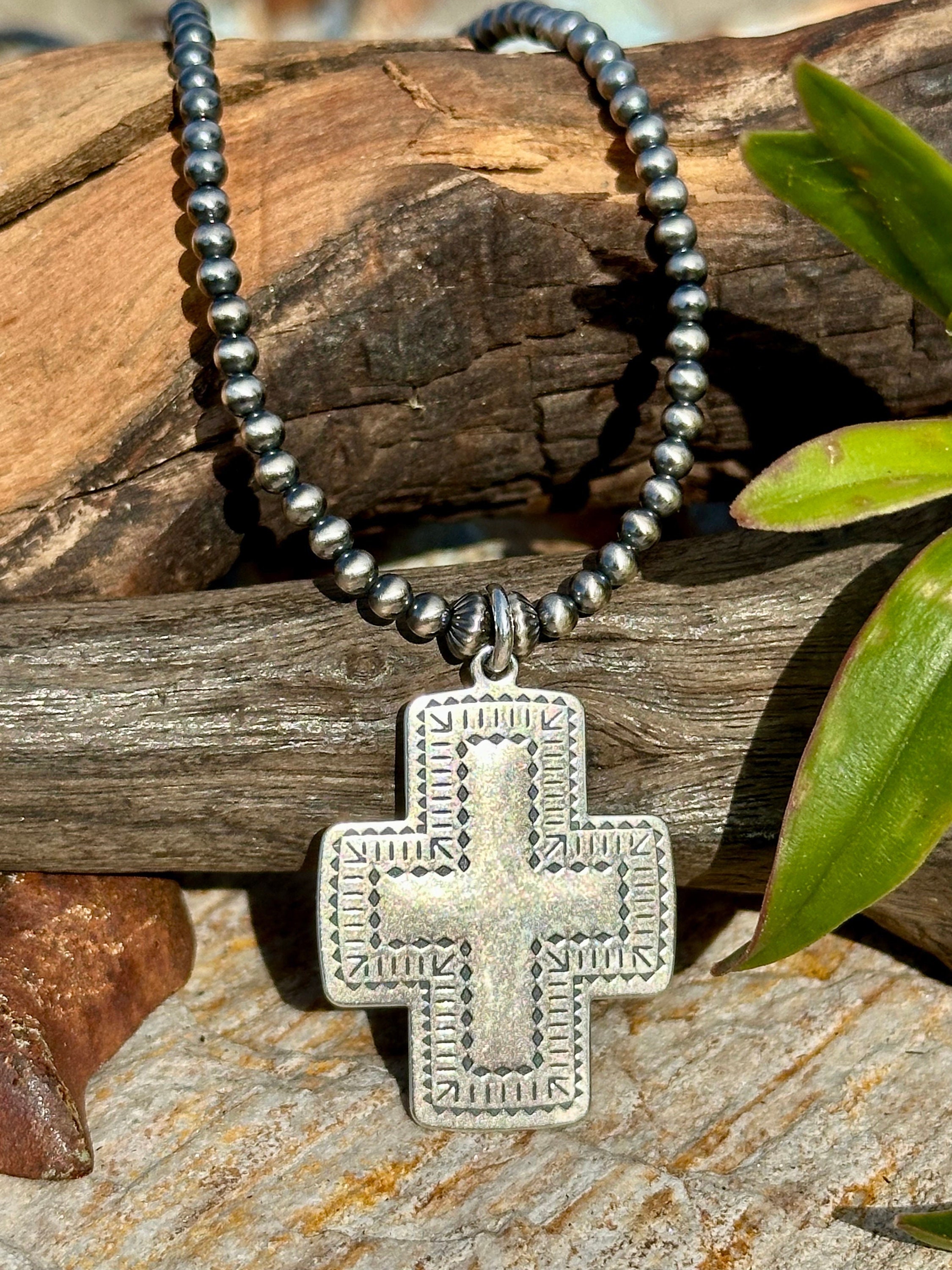 Navajo Cross Pendant - Etsy