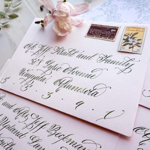 Custom Envelope Addressing for Weddings | Elegant Handwritten Script