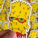 Bart Simpson Drippy Sticker Etsy Canada