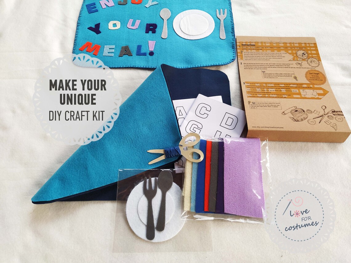 Placemat for Kids/ Placemat Patterns / Make Your Own Place Mat Etsy UK