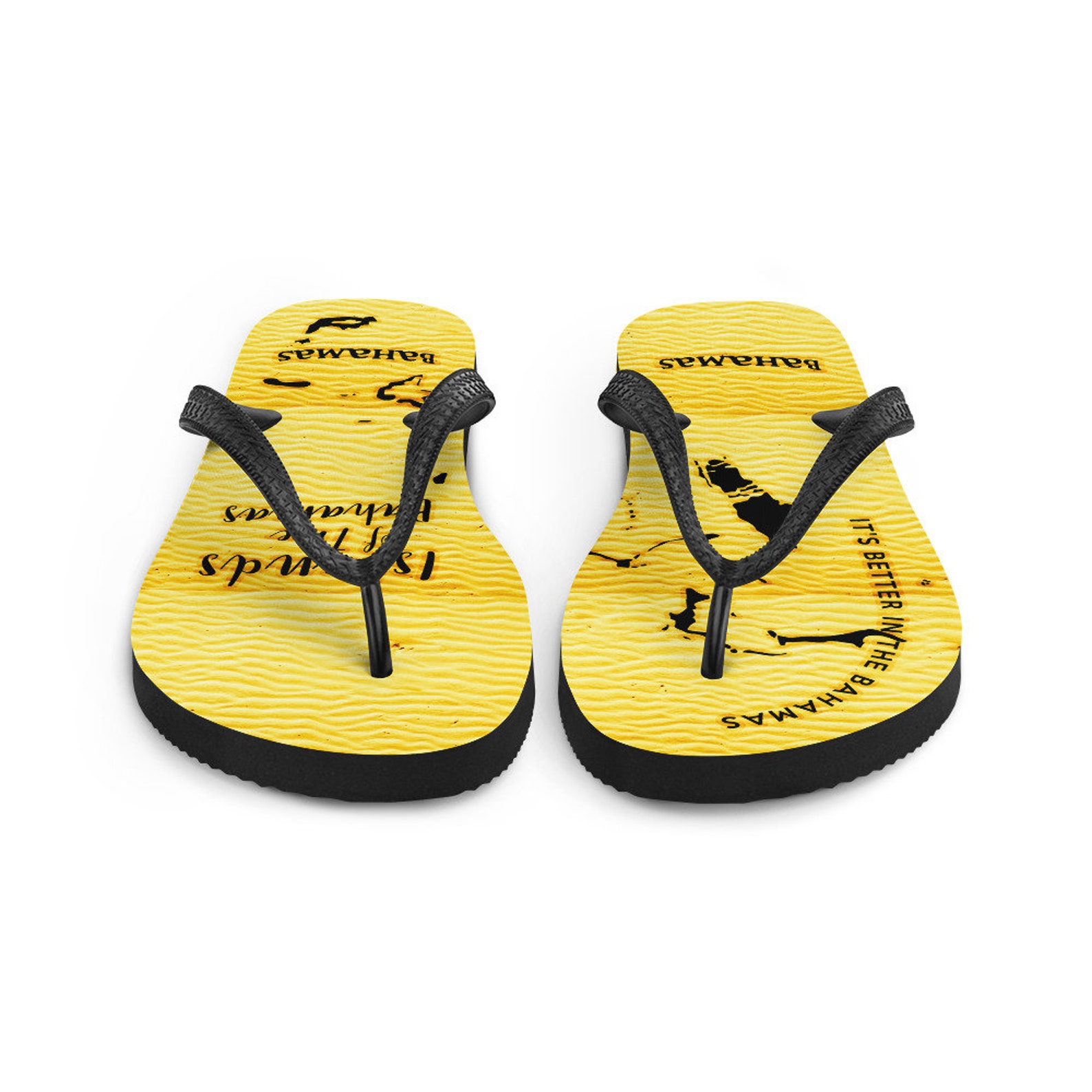 Bahamas Slippers Bahama Islands Beach Souvenir Travel Vacation Etsy