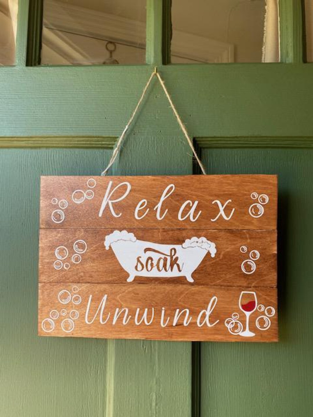 Unwind Sign Relax and Unwind Sign - Etsy