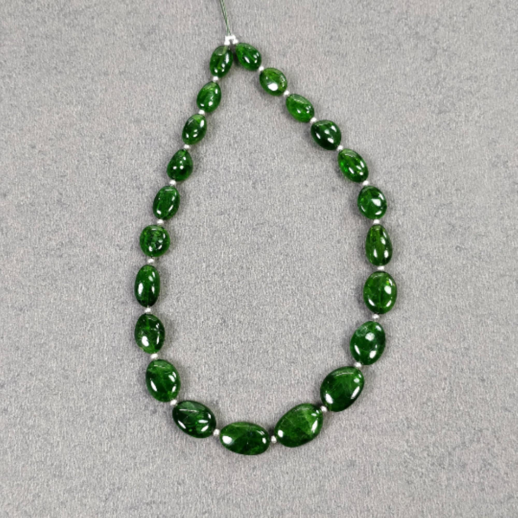CHROME DIOPSIDE Gemstone Loose Beads : 52.00cts Natural Green - Etsy UK