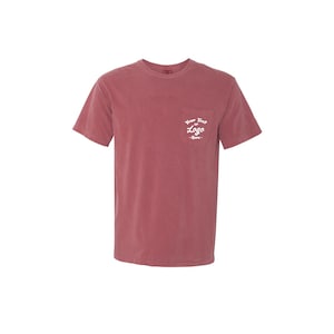 Custom Comfort Colors Pocket T Shirt 