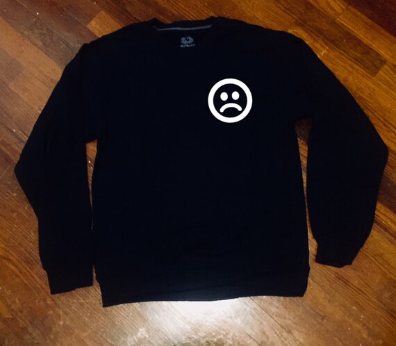 sad face sweater