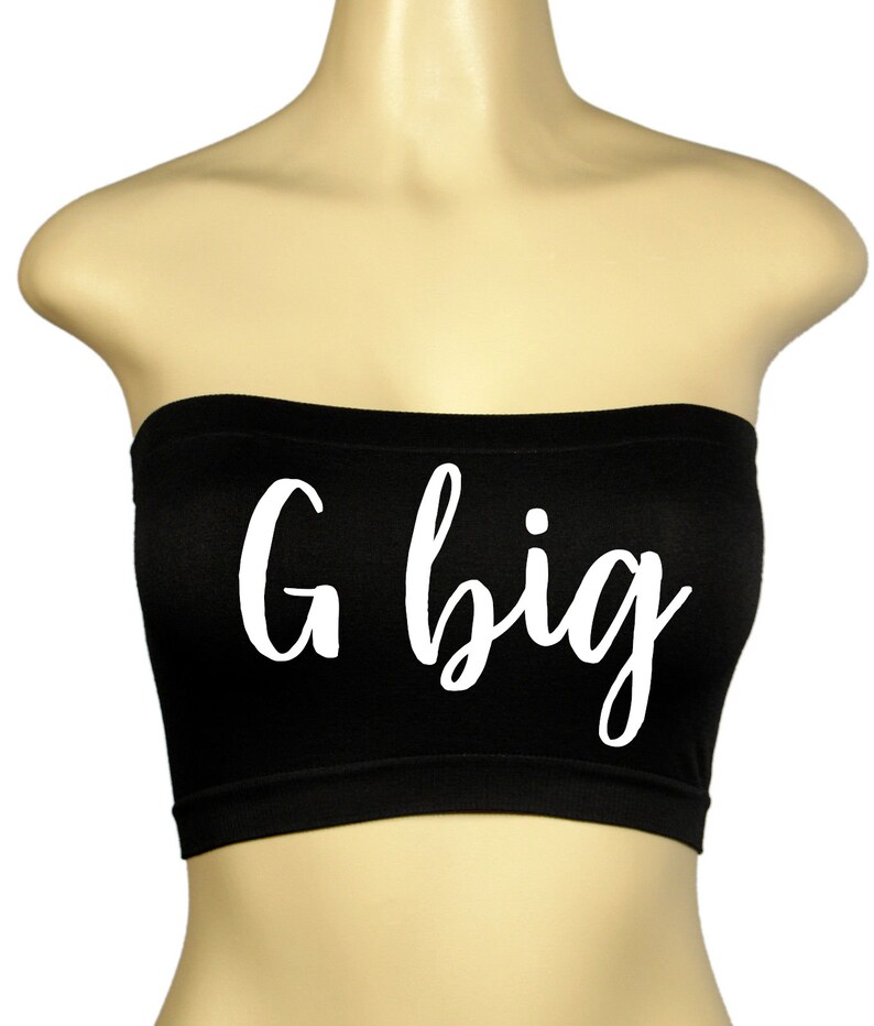 Family Big Little G Big Sister Sorority Women/'s Bandeau Tube Top Spandex Sister Strapless Greek Life College Company SRAT University