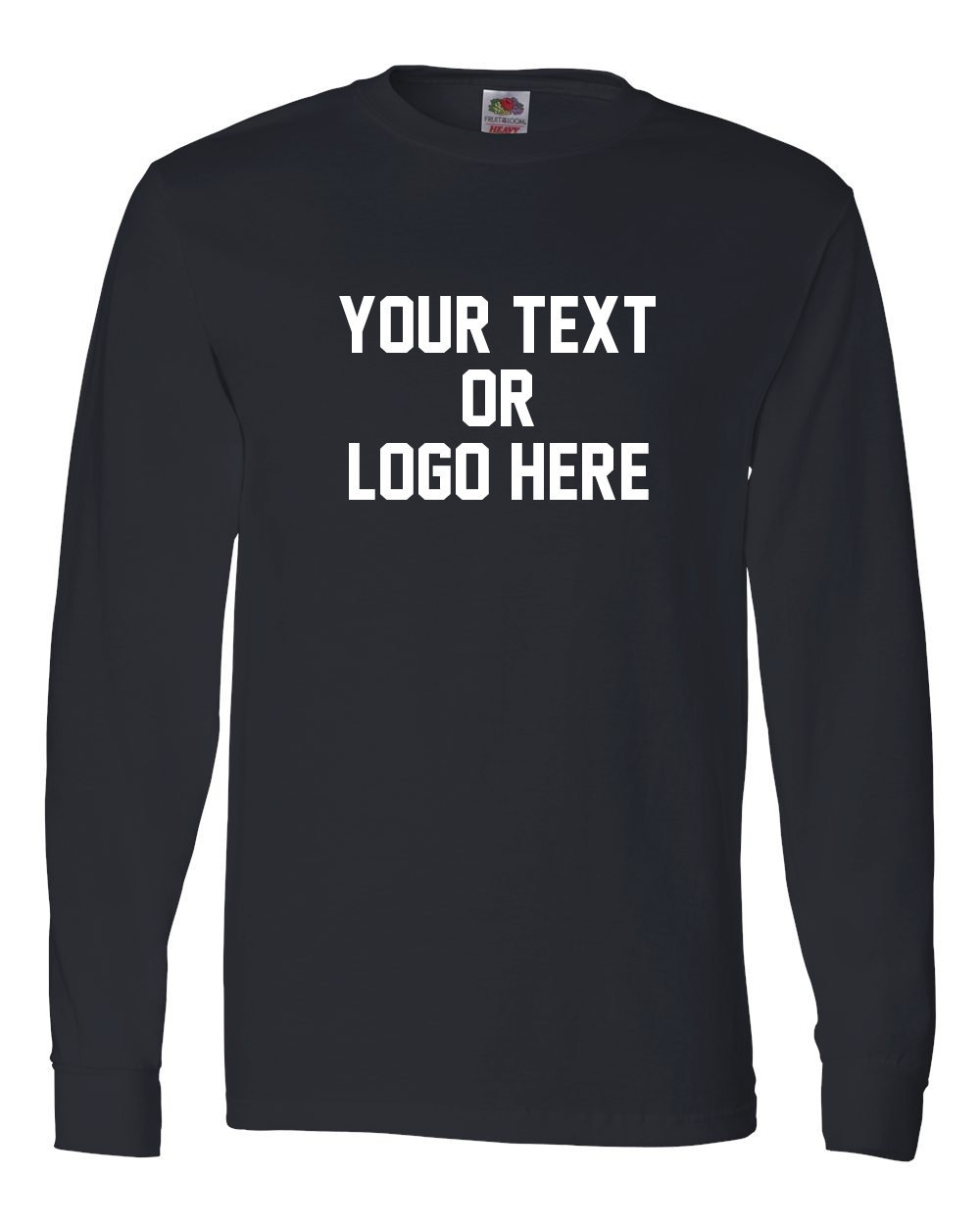 Custom Unisex Long Sleeve T Shirt Your Text or Logo - Etsy