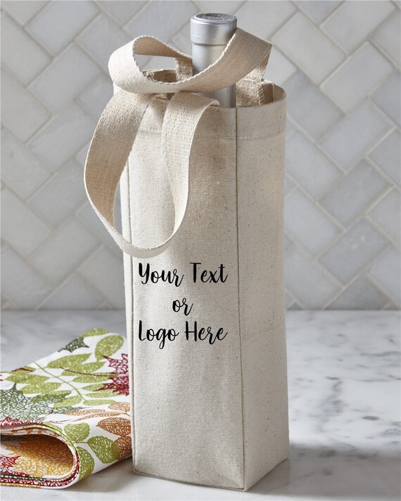 Custom Wine Tote