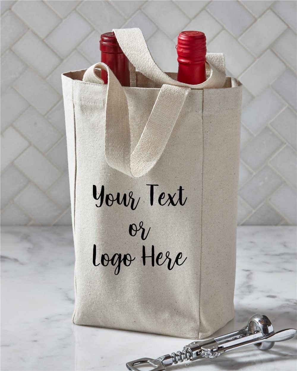 Canvas Wine Bottle Bags at David Reichman blog