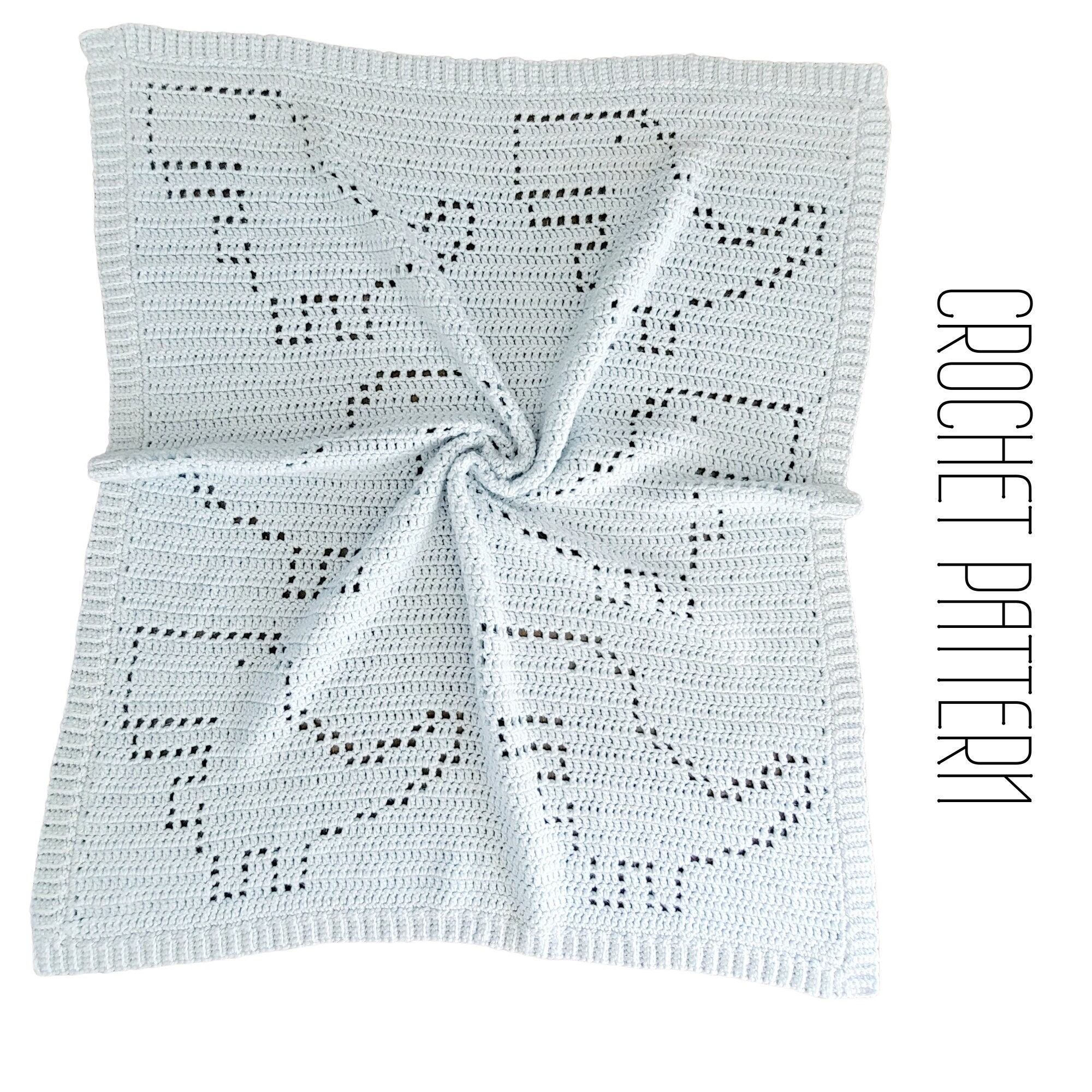 Dinosaur filet crochet blanket free pattern sale